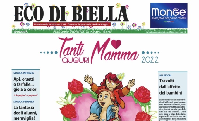 Tanti Auguri Mamma: da oggi a domenica 8 maggio su Eco di Biella quattromila disegni e foto