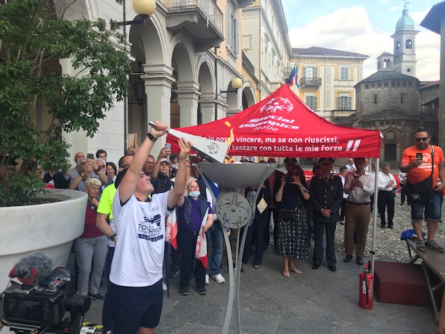 Special Olympics: festa a Biella per l’arrivo della fiaccola – FOTO