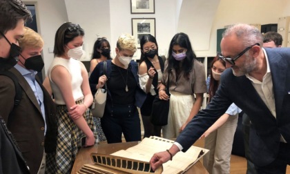 Studenti "fashion" di New York  in visita alla Reda di Valdilana