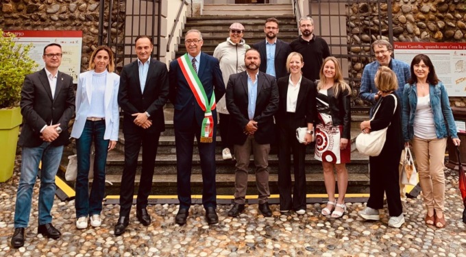 Il governatore Cirio ringrazia dell’accoglienza a Candelo: “È il nostro Ricetto”