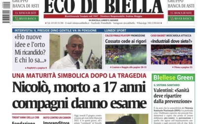 Eco di Biella in edicola oggi con tante notizie esclusive