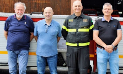 Vigili del fuoco: tre in pensione, i saluti del comandante e del personale