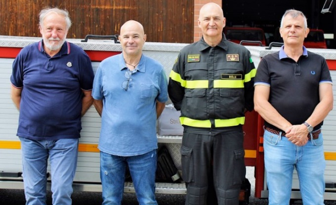 Vigili del fuoco: tre in pensione, i saluti del comandante e del personale