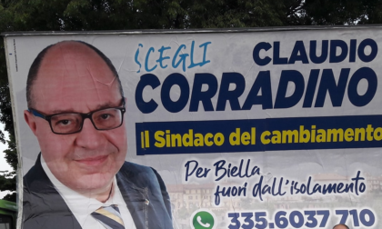 Il sindaco di Biella Corradino perde altri 4 punti: ma lo rivoterebbe il 45% dei biellesi