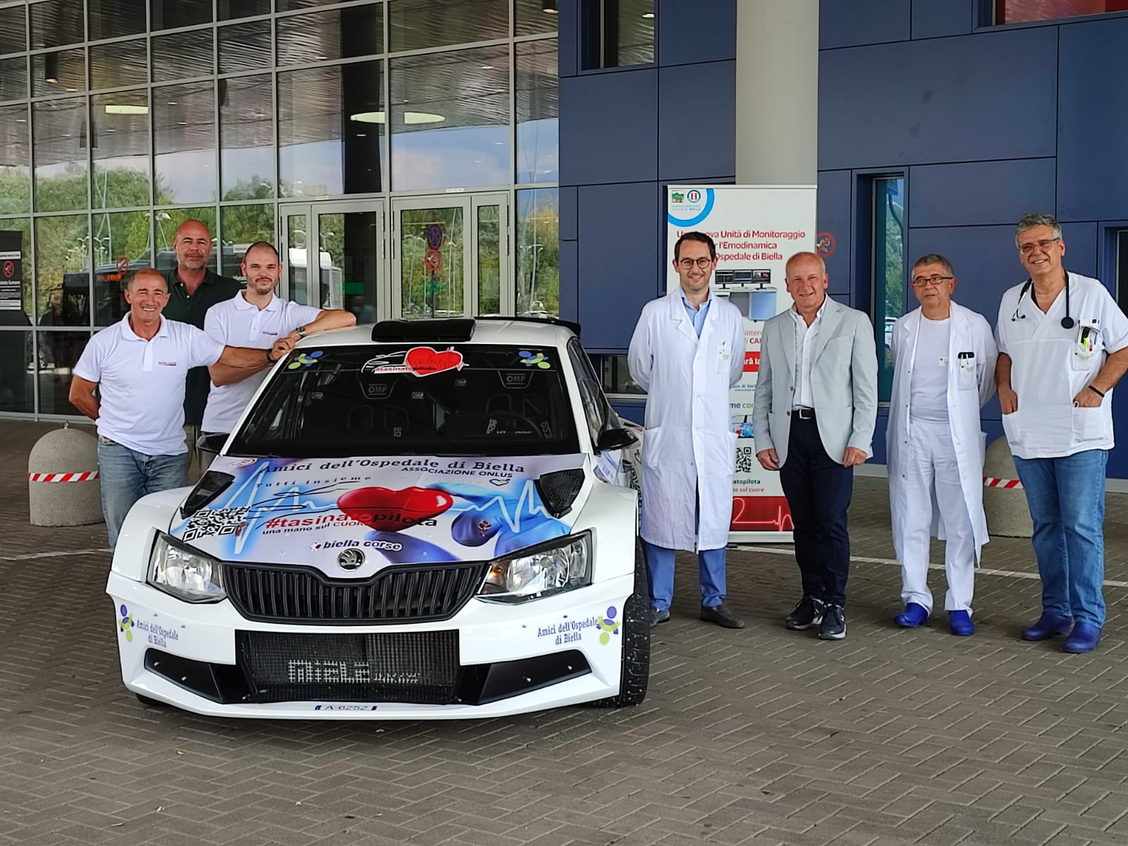 presentazione auto Pierangelo Tasinato, Una mano sul cuore – Cardiologia di Biella 2022