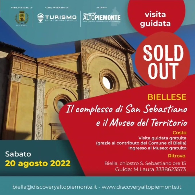 Posti esauriti per visita guidata gratis a San Sebastiano e Museo