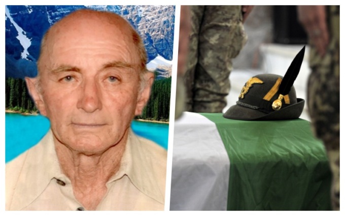 Morto l’alpino Ernesto Pizzoglio