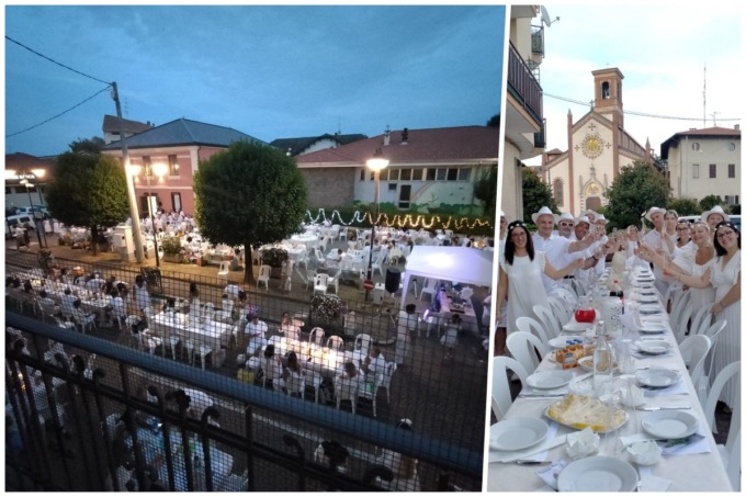 Notte di Ferragosto con la Cena in bianco a Sandigliano