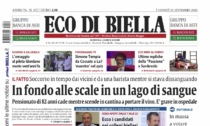 Eco di Biella in edicola oggi con tante notizie e approfondimenti esclusivi