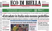 Eco di Biella oggi in edicola oggi con tante notizie e approfondimenti esclusivi