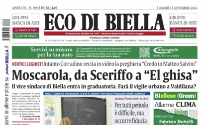 Eco di Biella in edicola oggi con tante notizie e approfondimenti esclusivi