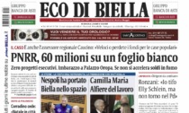 Ecco tutte le notizie esclusive su Eco di Biella in edicola oggi