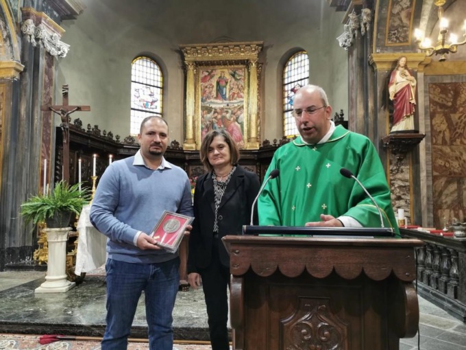 Il saluto della comunità ad Alessandro D’Angelo