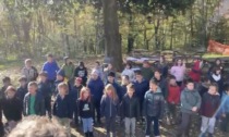 Ecco i bambini che cantano alla "Giornata nazionale dell'albero"