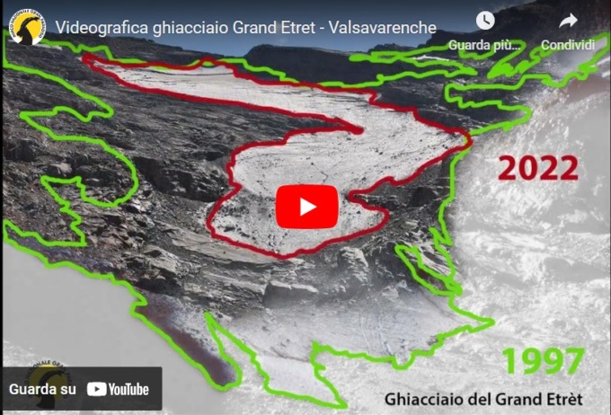 In un anno il Ghiacciaio del Gran Paradiso ha perso 210 metri. Ma non è il solo