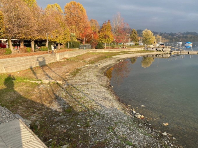 Ecco le immagini eccezionali del Lago di Viverone prima e durante la persistente siccità