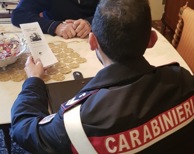 Coppia di anziani 90enni sventa truffa grazie ai consigli forniti dai Carabinieri