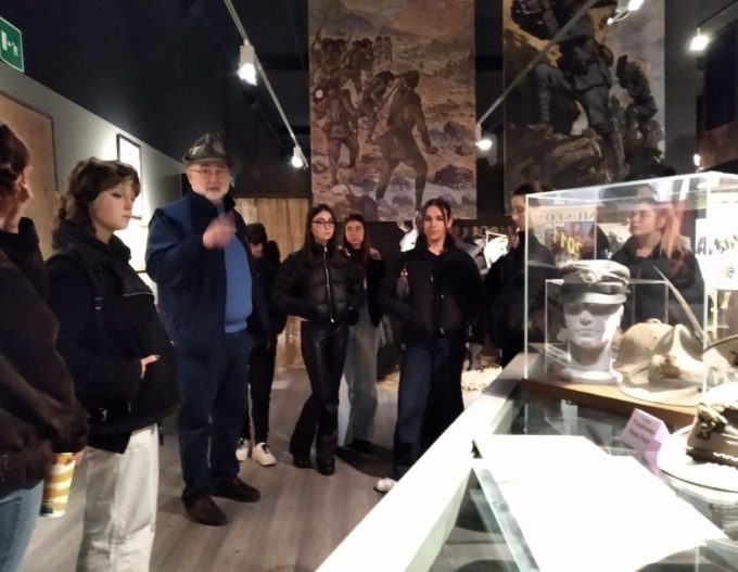 I ragazzi del ‘Sella’ al museo alpino