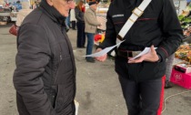 Contro le truffe alle persone anziane, i Carabinieri al mercato settimanale di Ponzone