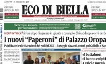 Eco di Biella in edicola oggi con tante notizie e approfondimenti esclusivi