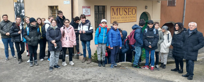 Le foto degli studenti di Mosso in visita al Museo delle Migrazioni