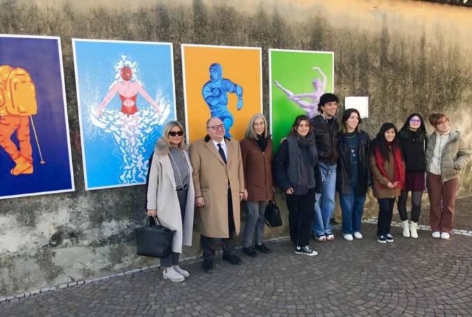 Piazza del Monte, inaugurati sei murales