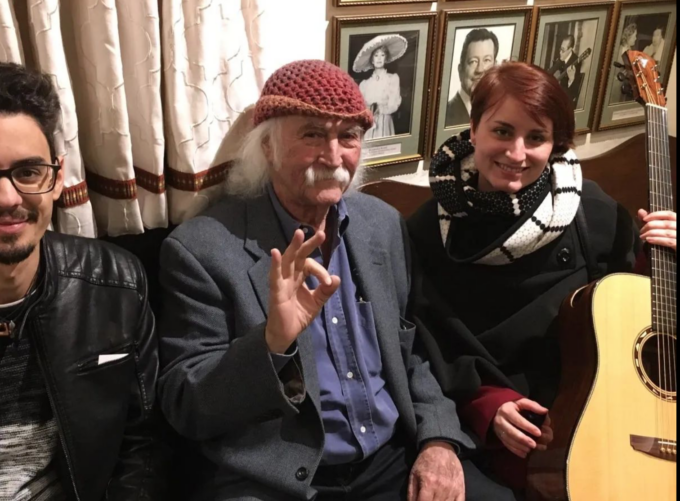 David Crosby e la chitarra della Liuteria Guarnieri: “Buon viaggio Croz”