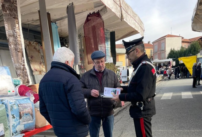 I carabinieri al mercato