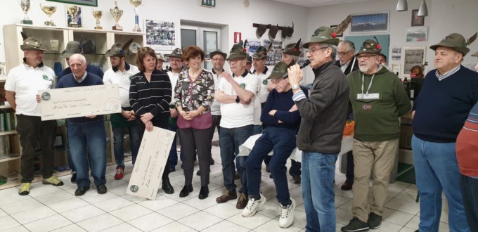Alpini: la Sezione di Ponderano effettua due donazioni per circa 10 mila euro
