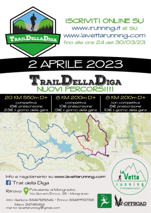 Il re del Tor des Geants, Franco Collé, al “Trail della diga” organizzato dalla Vetta Runnig