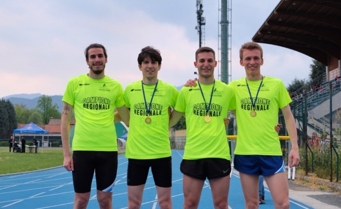 Primo posto ai Campionati Regionali per Pietro Mosca, Edoardo Russo, Stefano Mosca e Alessandro Salogni