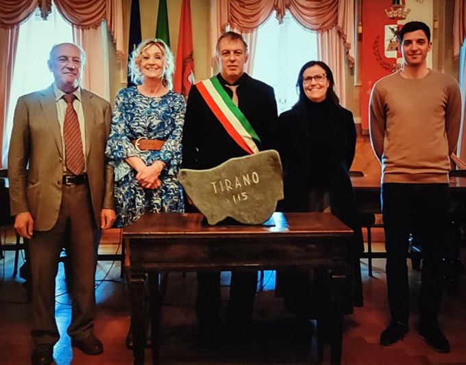 Il ricordo dei Caduti di Tirano nell’area monumentale di Nuraghe Chervu