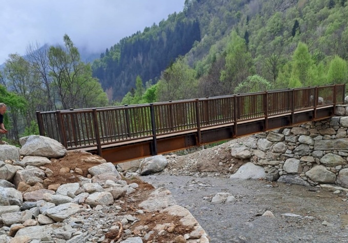 Ha riaperto il ponte delle Piane