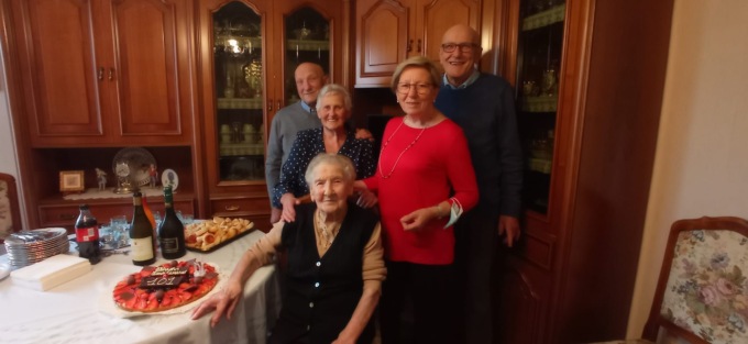 Lieta Savio, 102 anni e non sentirli