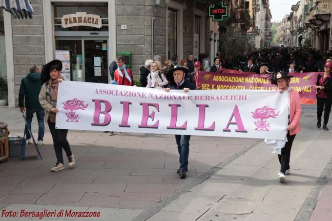 Anche i bersaglieri biellesi al raduno di Alessandria