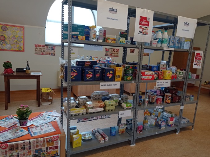 Un supermercato finto per i malati d’Alzheimer: bella iniziativa all’Rsa di Camburzano