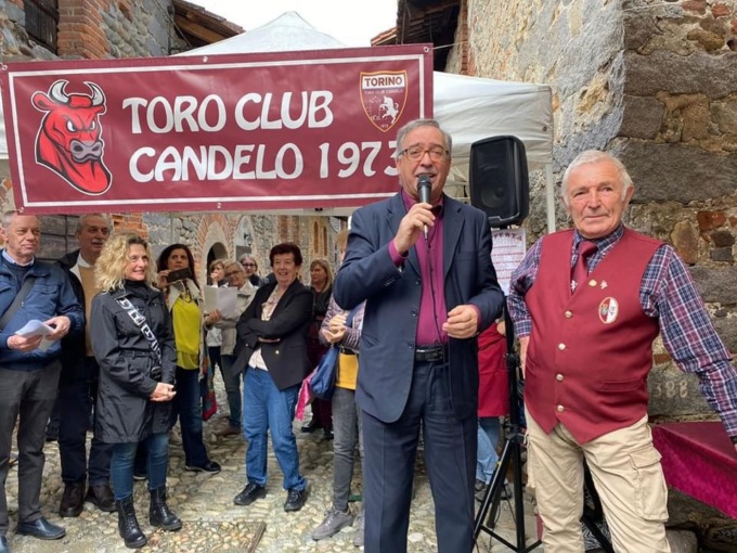 Il Ricetto si colora di granata: festa per il Toro Club