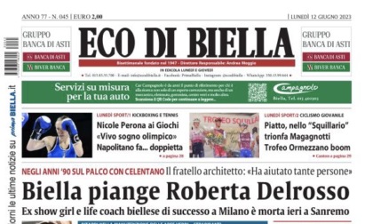 Eco di Biella in edicola oggi con tante notizie e approfondimenti esclusivi