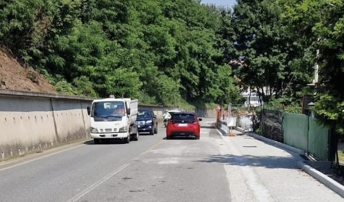 Candelo, via del Cervo riaperta a doppio senso di marcia