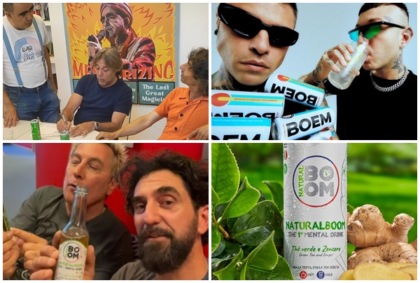 Elio e le Storie Tese, video pro BOOM nella “guerra dello zenzero” con Fedez e Lazza