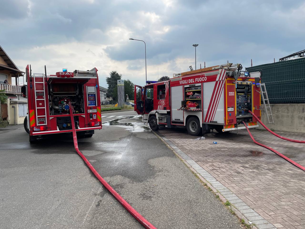 Ancora fumanti le macerie del Gardenville