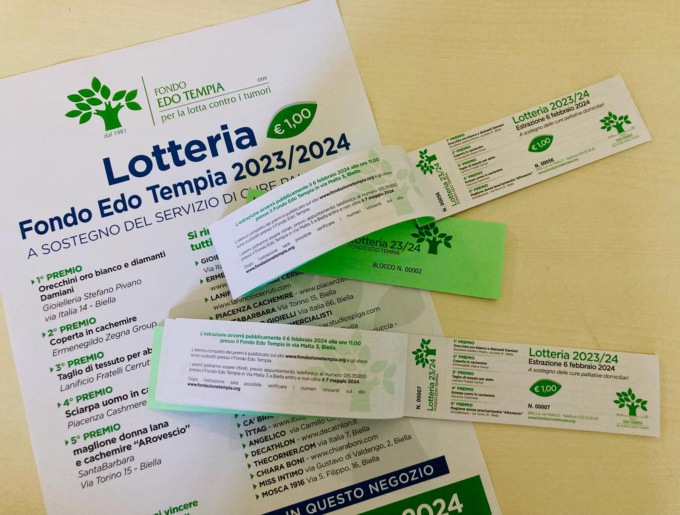 Al via la lotteria del Fondo Tempia. Ecco dove acquistare i biglietti