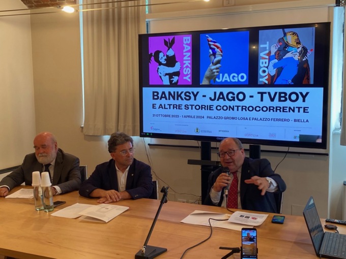 “Banksy, Jago, TvBoy”: dal 21 ottobre una grande mostra a Biella