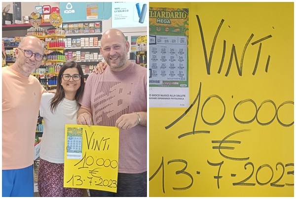 Biellese gioca 10 euro e ne vince 10mila al Gratta e vinci “Mega Miliardario”