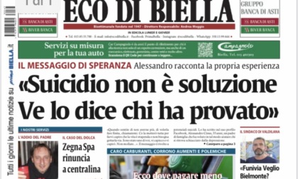 Eco di Biella in edicola oggi con tante notizie e approfondimenti