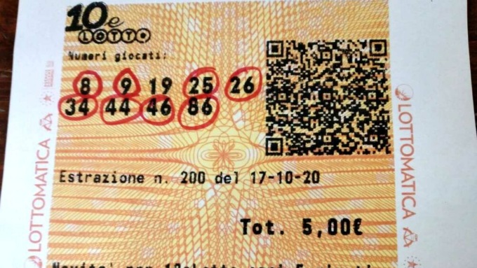 Vinti 50mila euro in Piemonte con il 10eLotto