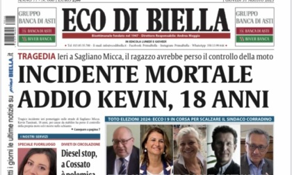 Eco di Biella in edicola oggi con tante notizie e approfondimenti esclusivi