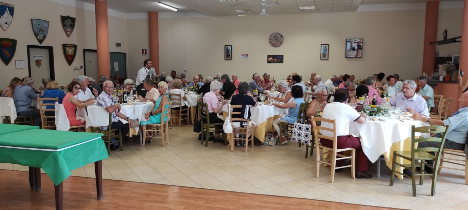 Il pranzo di Ferragosto, anche nel Centro Anziani del Vernato