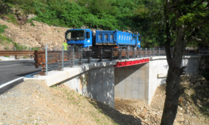 Strada del Tracciolino: rifacimento del Ponte sul Rio Furia completato