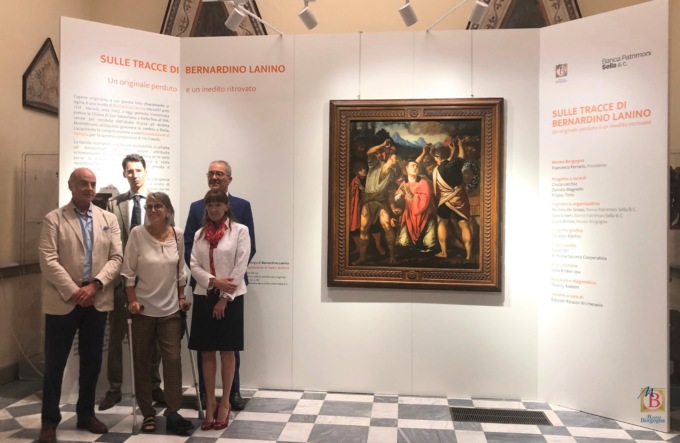 “La lapidazione di Santo Stefano” esposta al Museo Borgogna